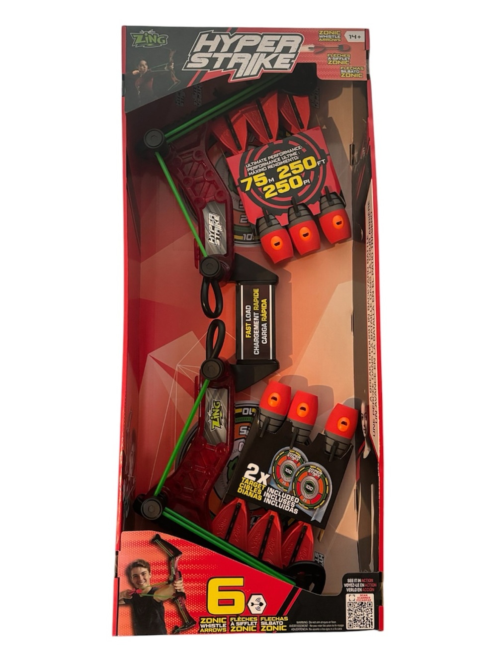 Hyper Strike Foam Dart Bow Set - Red